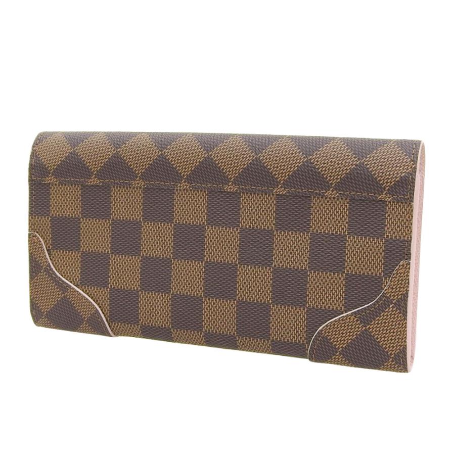 LOUIS VUITTON ルイヴィトン ダミエ ポルトフォイユ カイサ ホック付長 