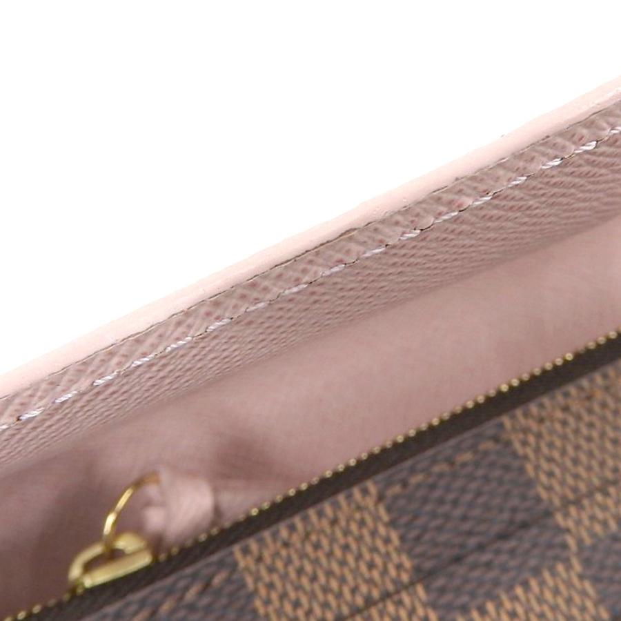 【本物保証】 布袋付 美品 ルイヴィトン LOUIS VUITTON ダミエ ポルトフォイユ カイサ ホック付長財布 ローズバレリーヌ ピンク N61227 LOUIS VUITTON（ルイ・ヴィトン） ダミエ ポルトフォイユ カイサ