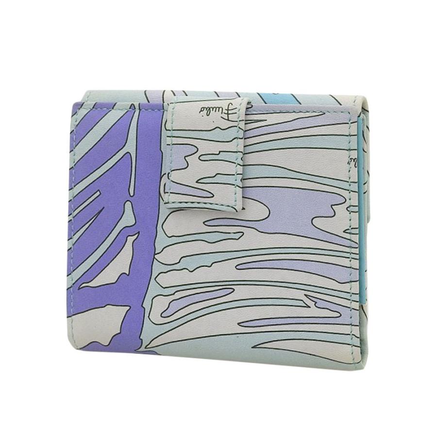 EMILIO PUCCI（エミリオプッチ） 柄 ロゴ コンパクトウォレット ダブル