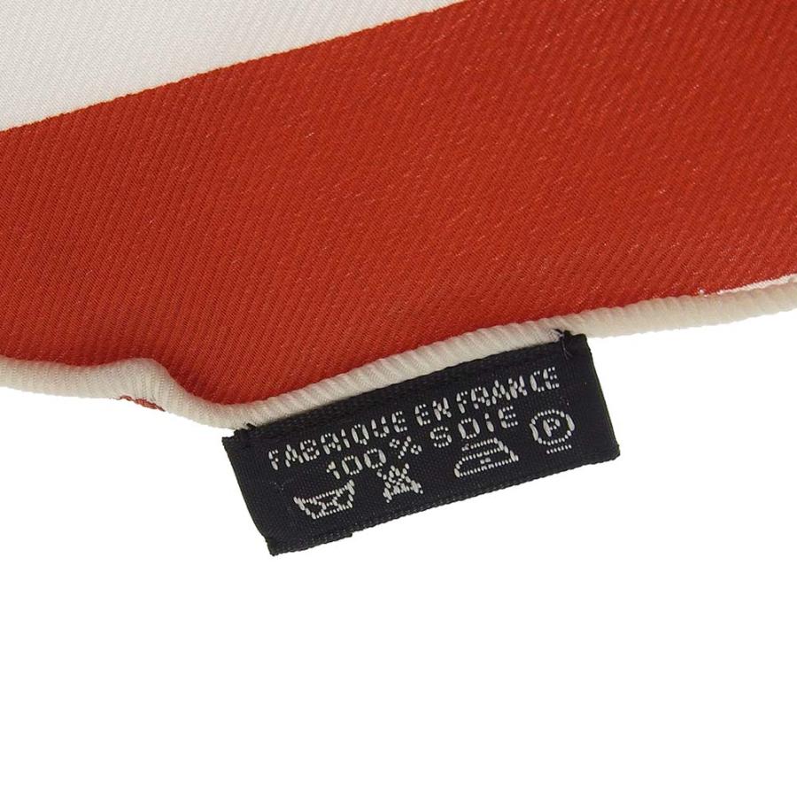 HERMES エルメス ポワンテュ スカーフ 三角スカーフ シルク 赤