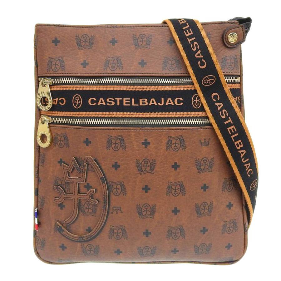 【カステルバジャック】キルティングショルダーバック　ブラウン CASTELBAJAC カステルバジャック ショルダーバッグ 斜め掛け