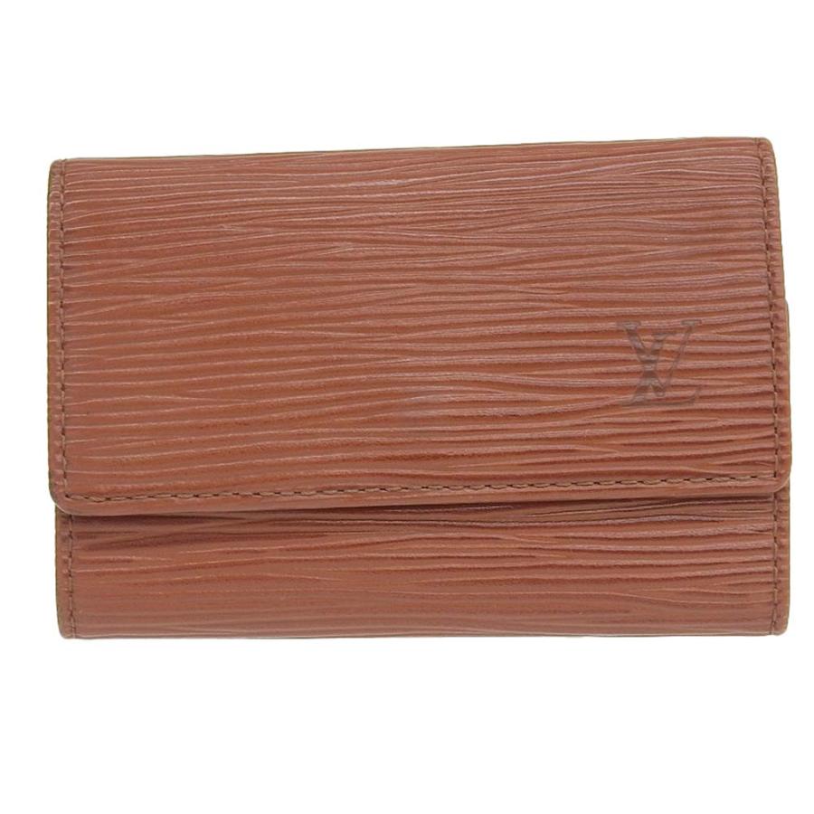 LOUIS VUITTON ルイヴィトン エピ ミュルティクレ6 キーケース6本用 茶  