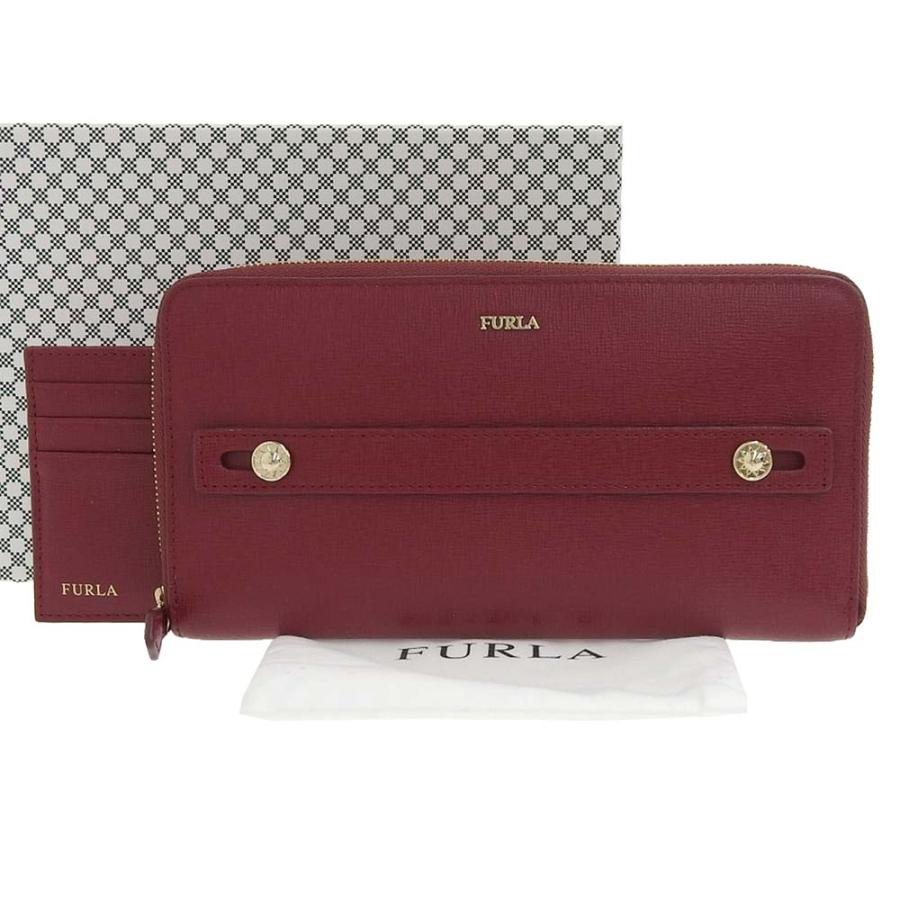 FURLA フルラ クラッチバッグ カードケース ラウンドファスナー長財布  