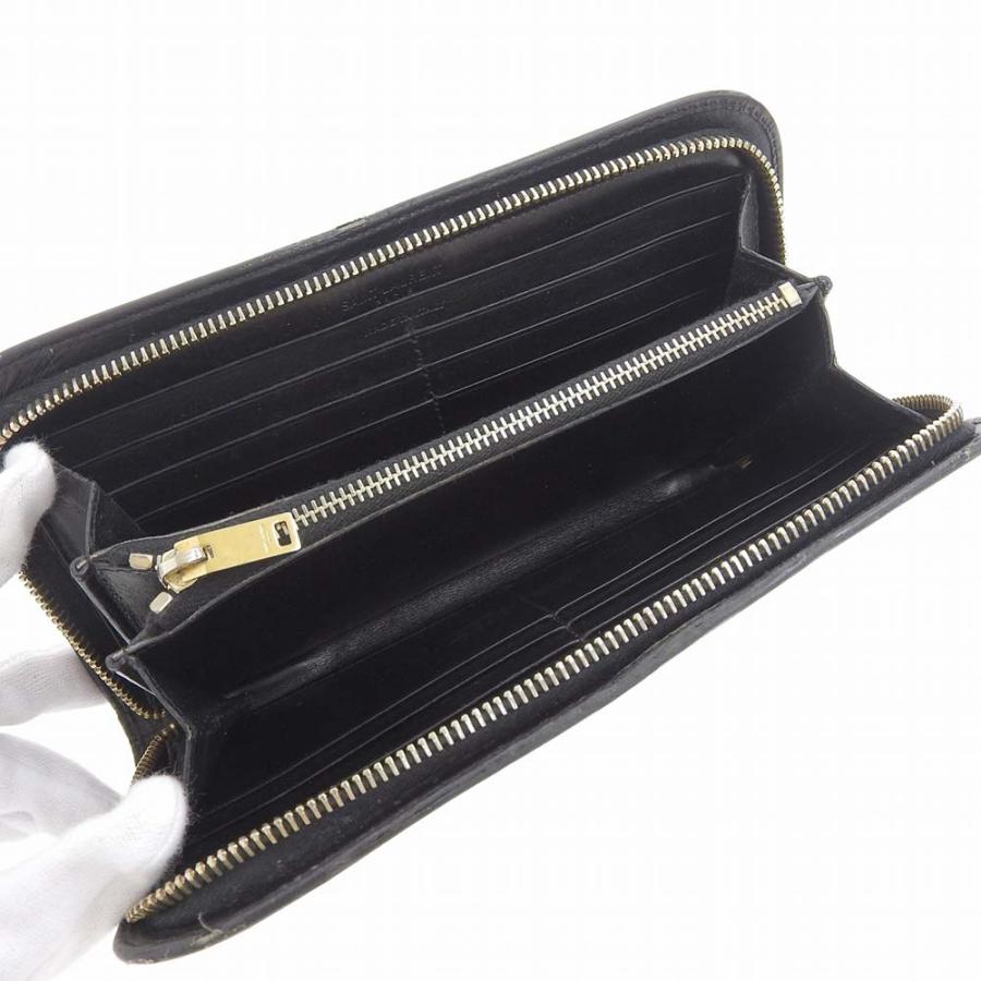SAINT LAURENT サンローラン ラウンドジップ ラウンドファスナー