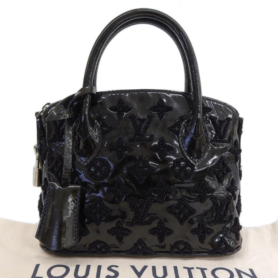 ルイヴィトン LOUIS VUITTON モノグラム ヴェルニ ロックイットBB