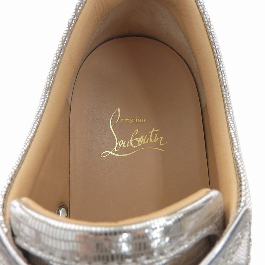 クリスチャンルブタン Christian Louboutin ルイス ジュニア スパイク フラット スタッズ 靴 41.5 1180639 本物保証 箱・布袋付 超美品｜shop-takashimaya7｜09