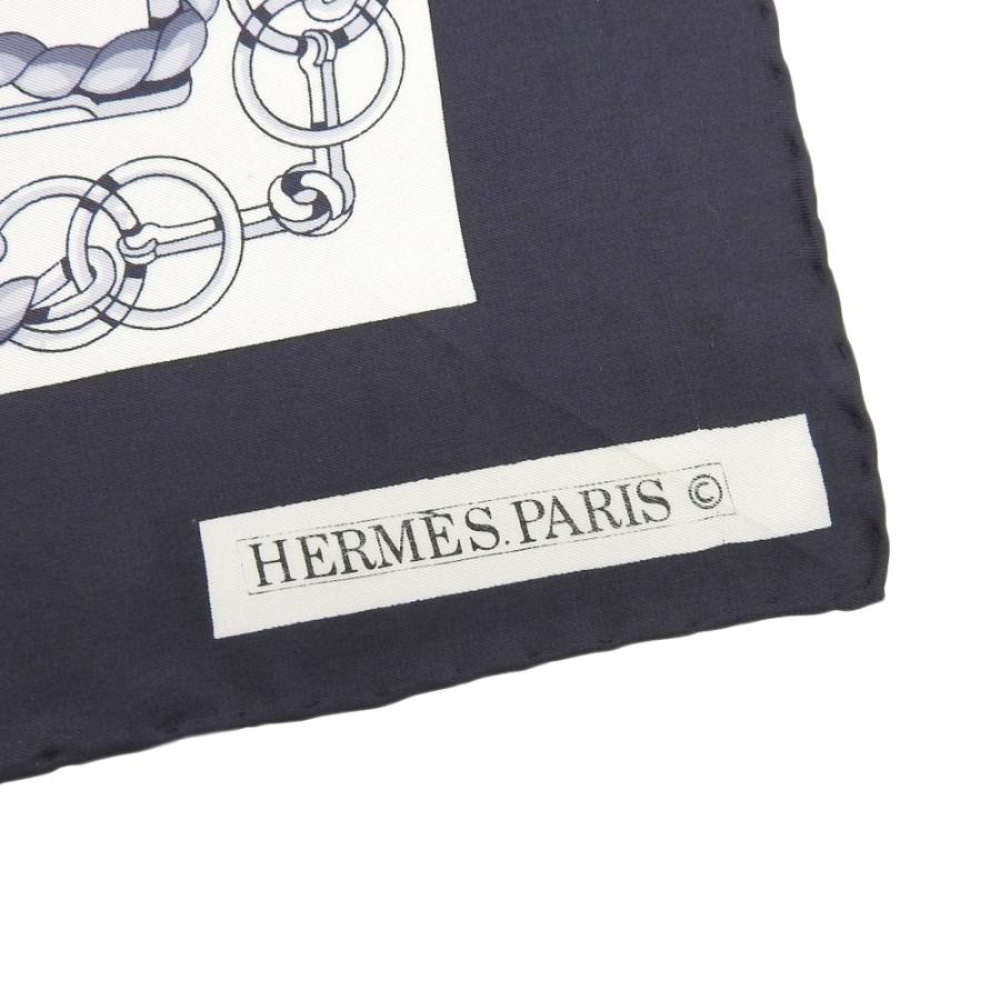 HERMES エルメス カレ90 ベルト チェーン柄 スカーフ シルク HERMES エルメス カレ90 ベルト チェーン柄 スカーフ シルク