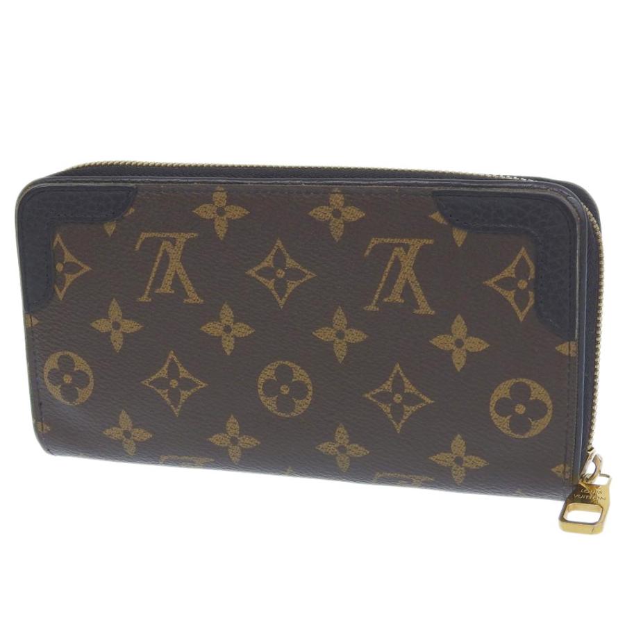 ルイヴィトン　ジッピーウォレット　モノグラム　レティーロ　ブラック　長財布 ルイヴィトン LOUIS VUITTON 長財布 モノグラム ジッピー