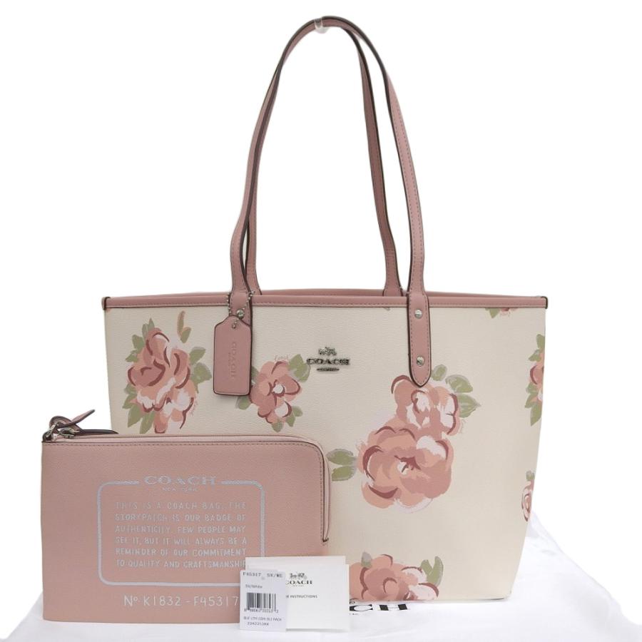 COACH（コーチ） ジャンボフローラルプリント リバーシブル トート 