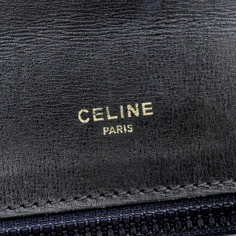 セリーヌ　クラッチバッグ　黒マカダム　トリオンフ　PVC レザー CELINE セリーヌ マカダムトリオンフ ヴィンテージ クラッチ