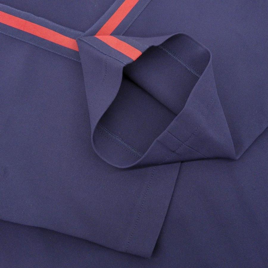 グッチ　ボーダーワンピース グッチ GUCCI 23AW フレアワンピース マキシ ロング ニット