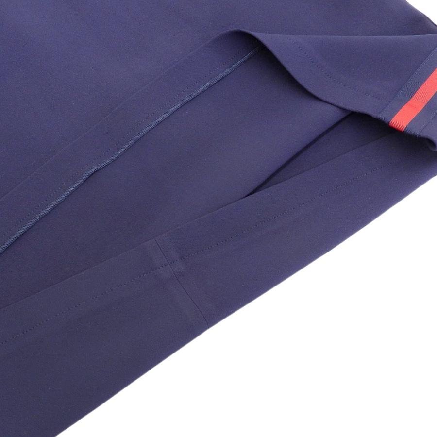 グッチ　ボーダーワンピース グッチ GUCCI 23AW フレアワンピース マキシ ロング ニット