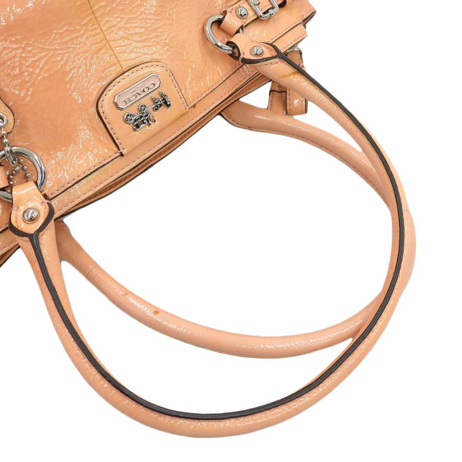 COACH（コーチ） トートバッグ エナメル オレンジ系 22265 本物保証 超 