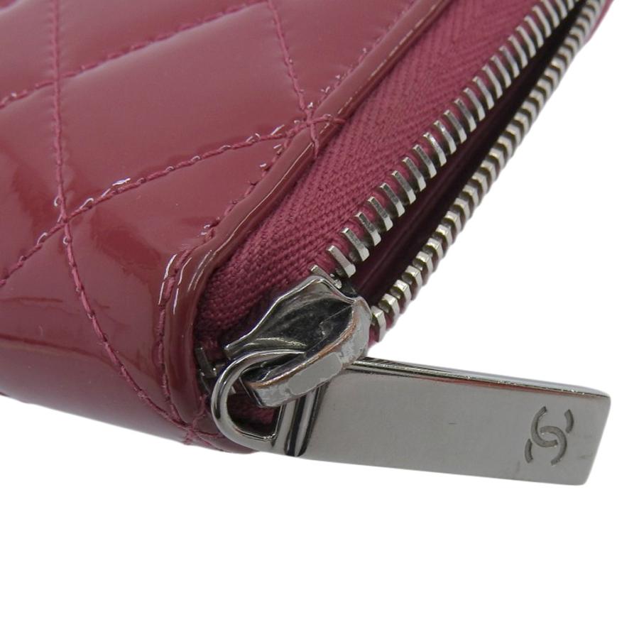 CHANEL シャネル ココマーク ロゴ ラウンドファスナー長財布