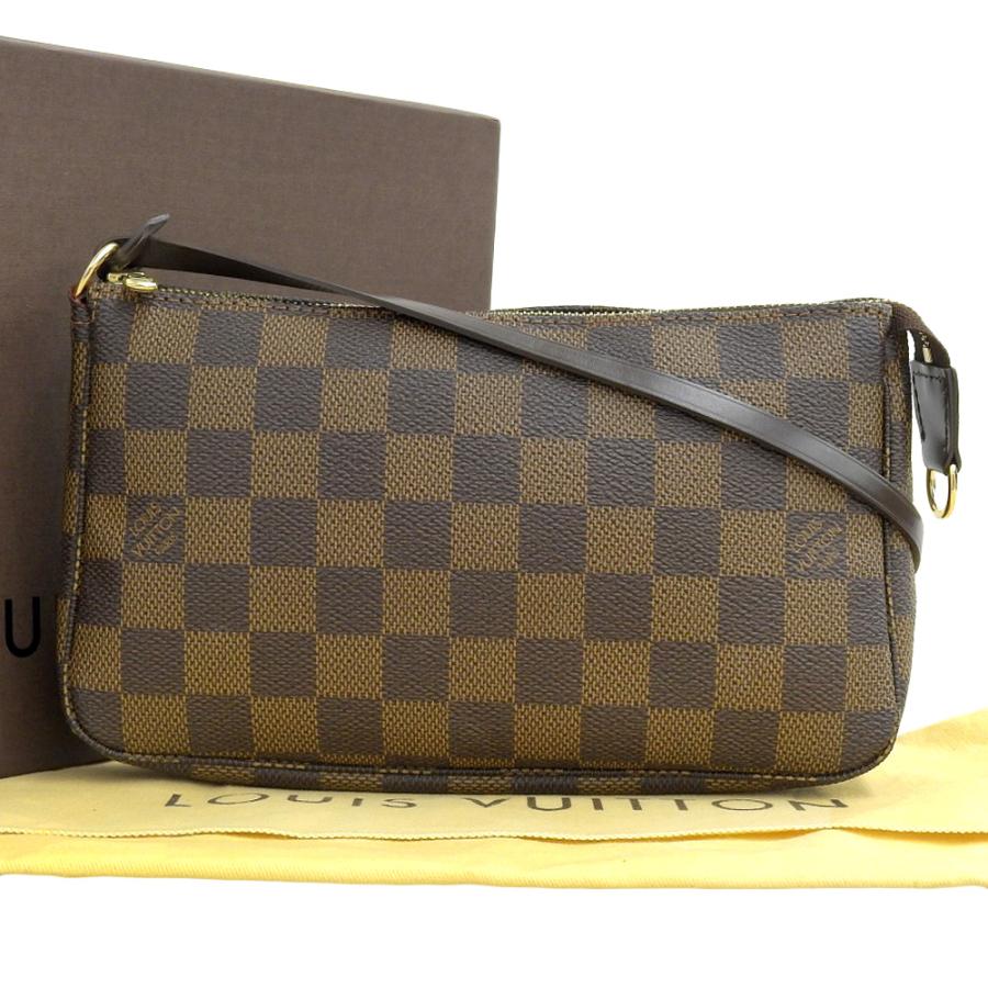 ルイヴィトン LOUIS VUITTON ダミエ ポシェット アクセソワール ポーチ 