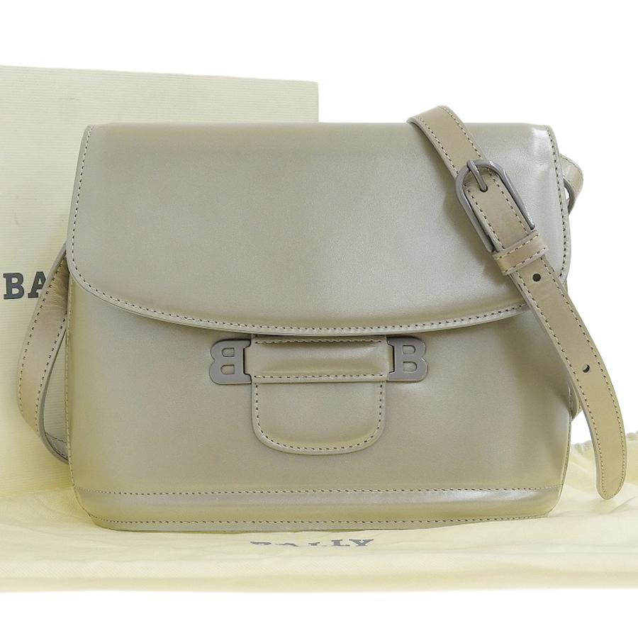 本物保証 箱・布袋付 超美品 バリー BALLY ロゴ 斜め掛け ショルダー 