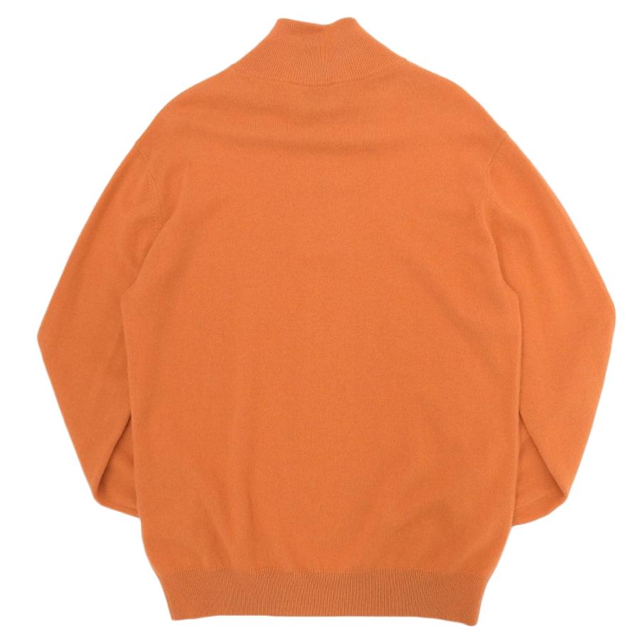HERMES エルメス セーター メンズ カシミヤ カシミア オレンジ