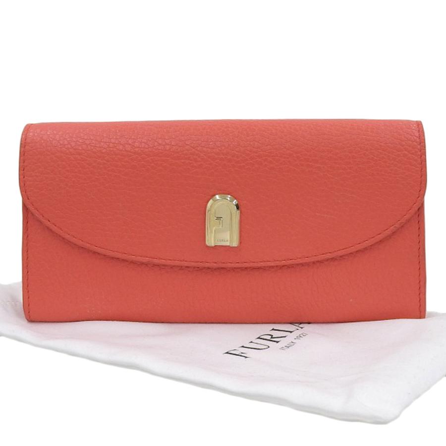 FURLA/バイフォールドウォレット FURLA（フルラ） バイフォールドウォレット ホック付 長財布 レザー