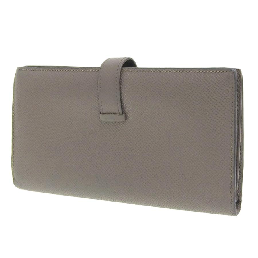 HERMES（エルメス） ベアン スフレ 二つ折り長財布 □R刻印 エプソン 
