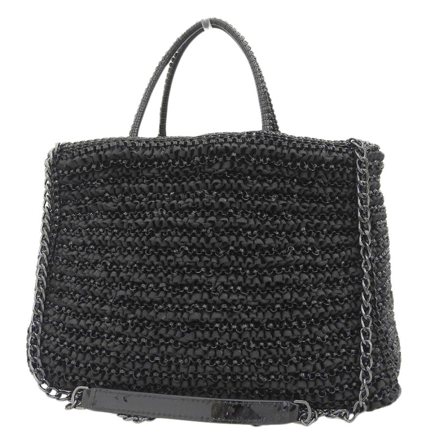 【るー@断捨離中！】アンテプリマ★黒ワイヤーバッグ アンテプリマワイヤーバッグ 黒 レディース ハンドバッグ