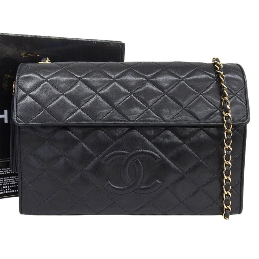 【美品】CHANEL CC マトラッセ ラムスキン フリンジ チェーンショルダー マトラッセ シャネル CHANEL フリンジ チェーンショルダーバッグ