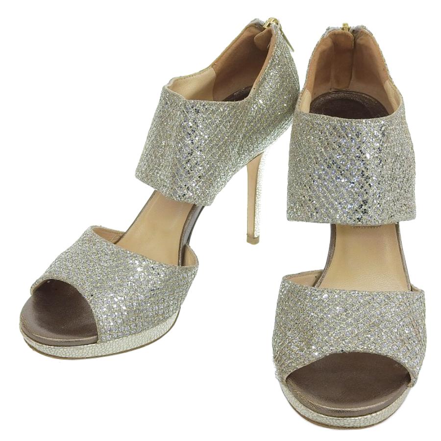 JIMMY CHOO（ジミーチュウ） グリッター ハイヒール パンプス 38 1/2