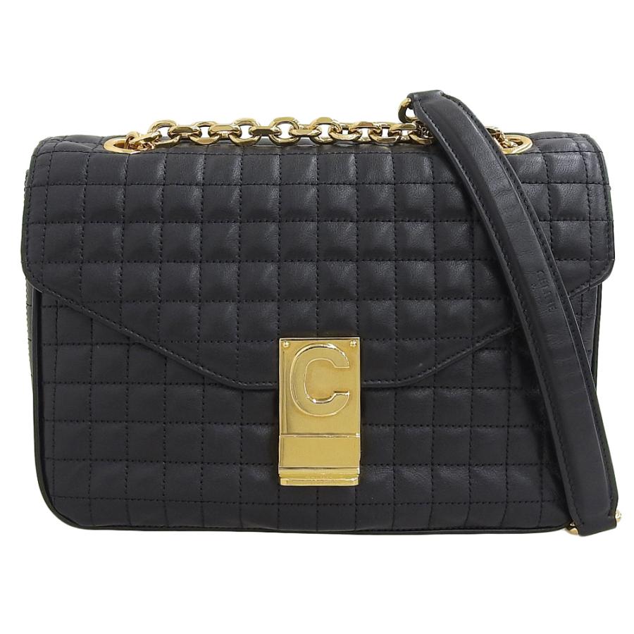 CELINE（セリーヌ） チェーンショルダーバッグ キルティング