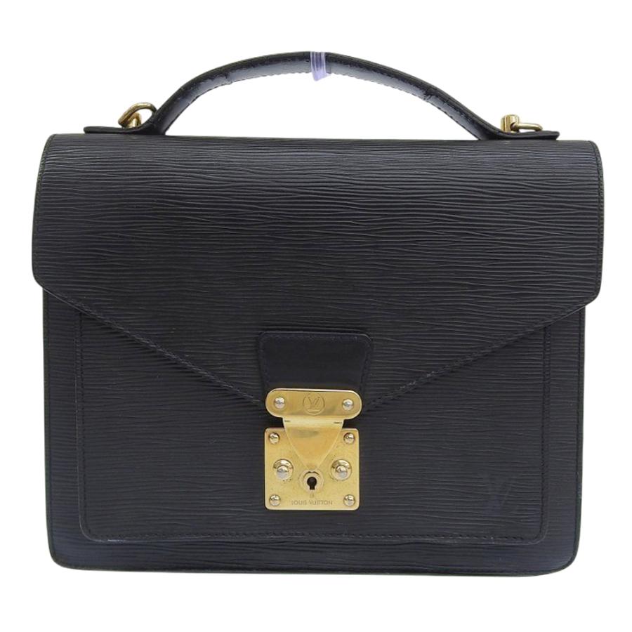 ★３日以内返品可★ LOUIS VUITTON ルイ ヴィトン M52122 エピ モンソー ノワール ブラック バッグ モンソー ルイヴィトン LOUIS VUITTON エピ M52122 ハンドバッグ 黒