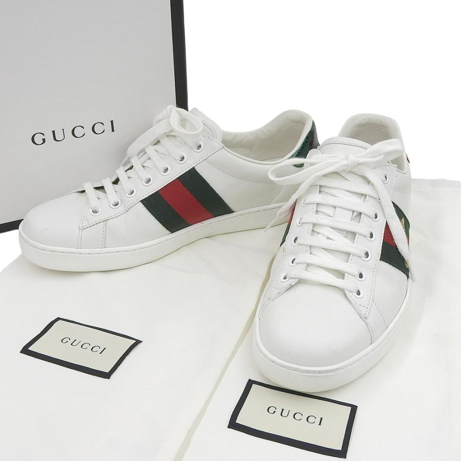 ◇GUCCI ポロシャツ 白×グレー×シェリーライン Mサイズ メンズ 中古・古着通販】GUCCI (グッチ) adidas (アディダス) ポロシャツ