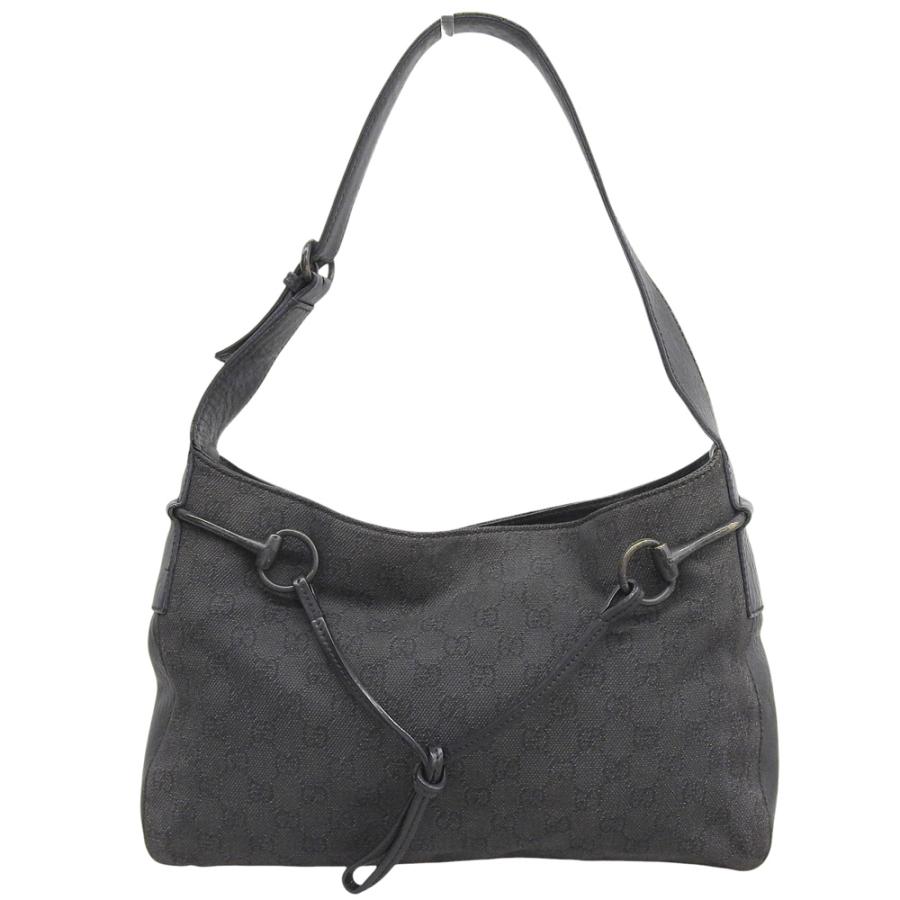 【本物保証】 グッチ GUCCI GGキャンバス ワンショルダーバッグ 101975 214397 ショルダーバッグ キャンバス ブラック GGキャンバス グッチ GUCCI ワンショルダーバッグ 101975 214397
