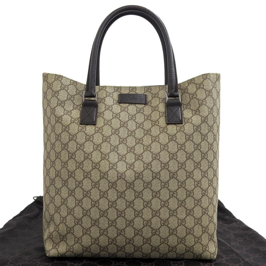 GUCCI グッチ GGスプリーム ロゴ ハンドバッグ 131220 203998 インター 