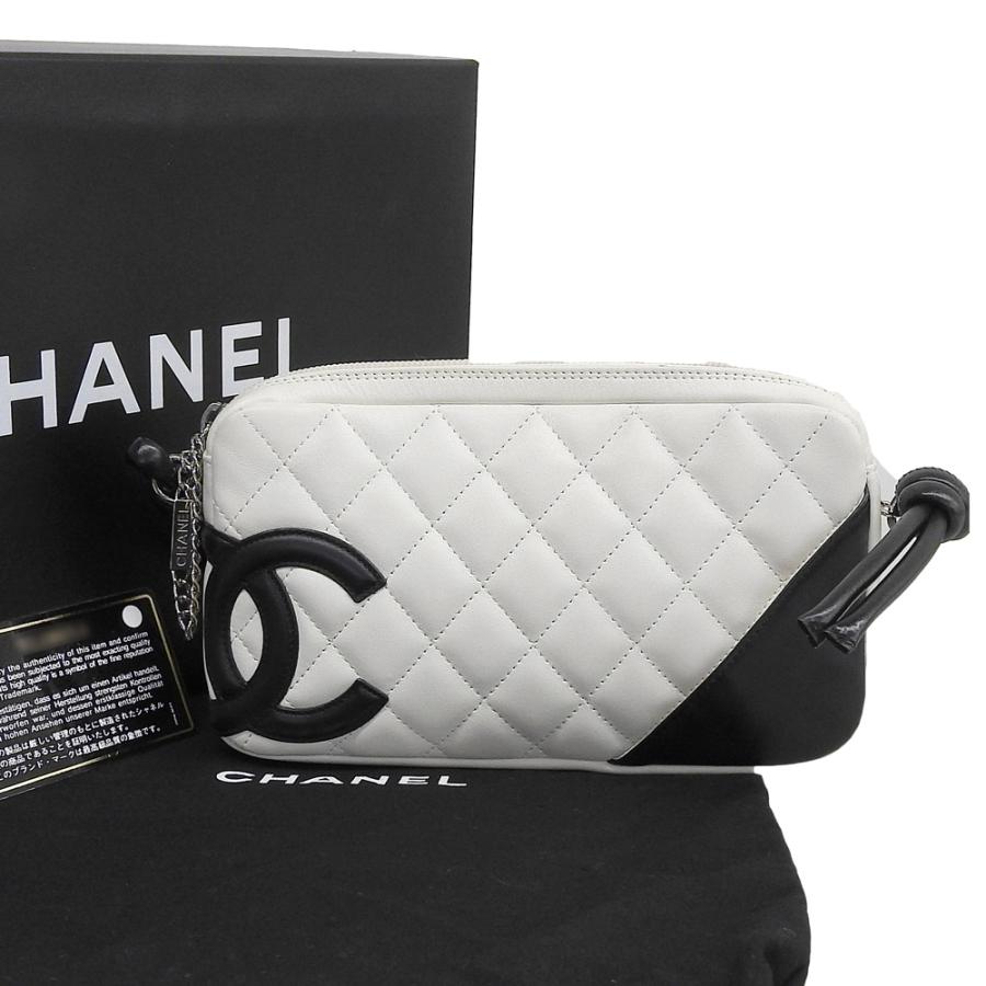 CAMBON シャネル CHANEL カンボンライン ショルダーポーチ A25175  