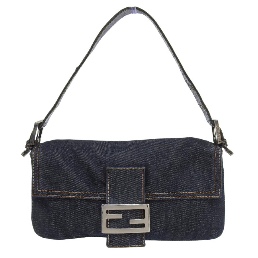 Fendi デニム マンマバゲット Mamma Baguette Medium Fabric Blue | Fendi