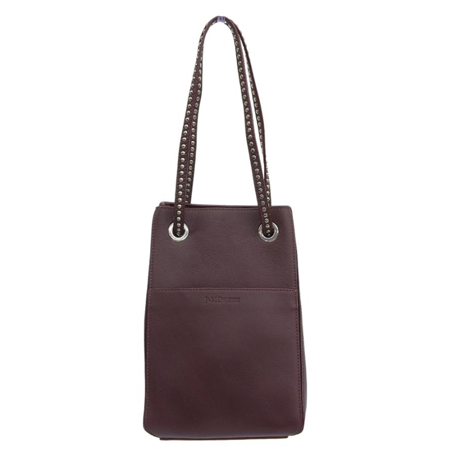 J&M DAVIDSON スタッズ付きレザーハンドバッグ J&M Davidson（J＆Mデヴィッドソン） ジェイ＆エム デヴィッドソン