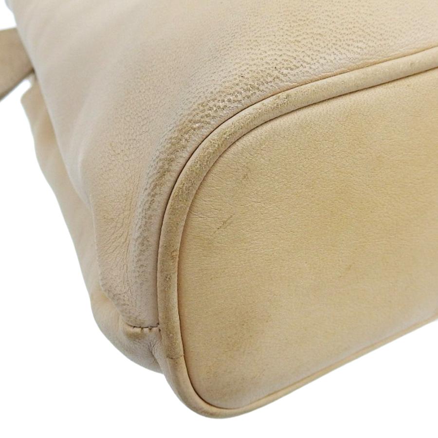 BALLY ハンドバッグ キルティング レザー ヴィンテージ ベージュ系 Bally バリー BALLY ショルダーバッグ レザー ベージュ