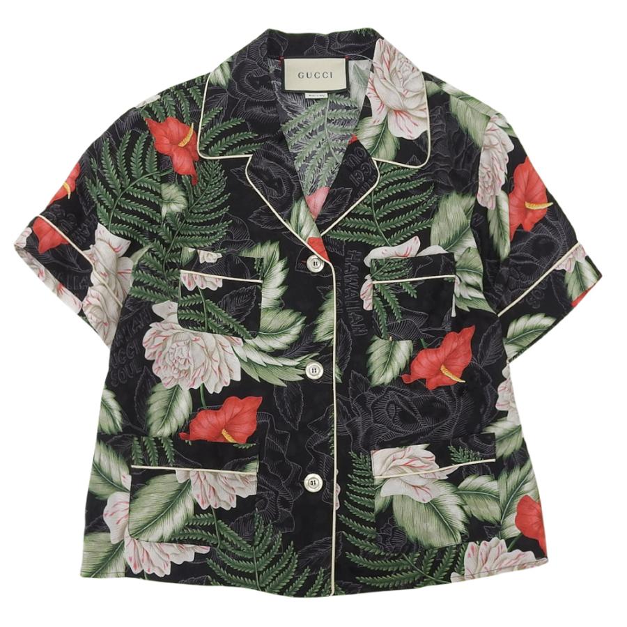 GUCCI（グッチ） アロハ ハワイアン ボーリングシャツ 625908 38