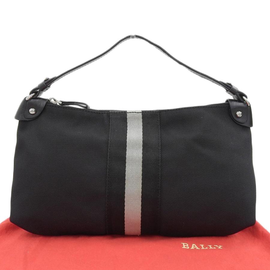 【良品】BALLY バリー ハンドバッグ ショルダーバッグ 肩掛け ブラック バリー BALLY ショルダーバッグ ブラック×GD金具 レザー レディース