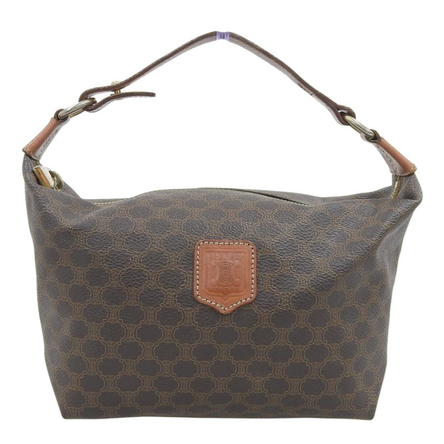 セリーヌ　マカダム柄　ポーチ　美品 CELINE（セリーヌ） マカダム柄 ショルダーポーチ ポーチ ロゴ 総柄