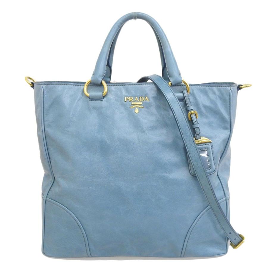 プラダ Prada レザー ハンド ショルダー 2wayバッグ 水色 Bn2326 本物保証 Tk28b 高島屋質店 通販 Yahoo ショッピング