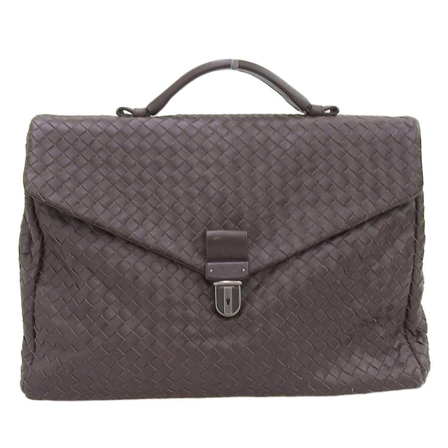 BOTTEGA VENETAボッテガヴェネタイントレチャートブリーフケース