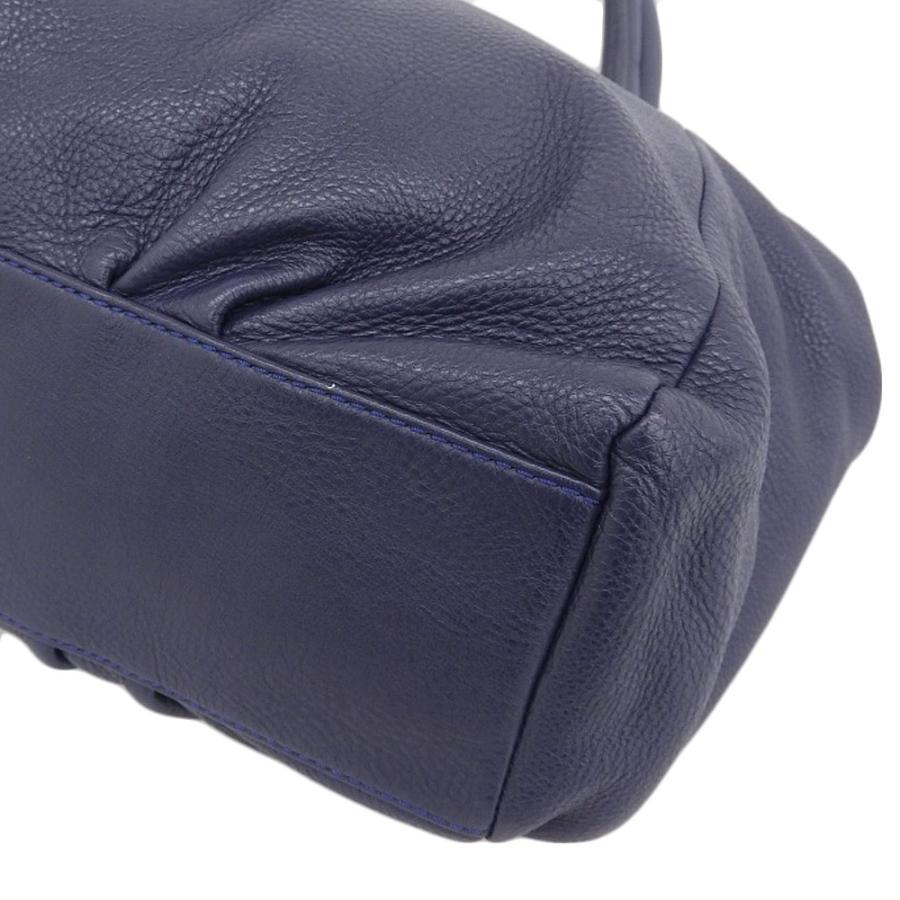 MARC BY JACOBS マークバイマークジェイコブス ハンドバッグ レザー 紺  