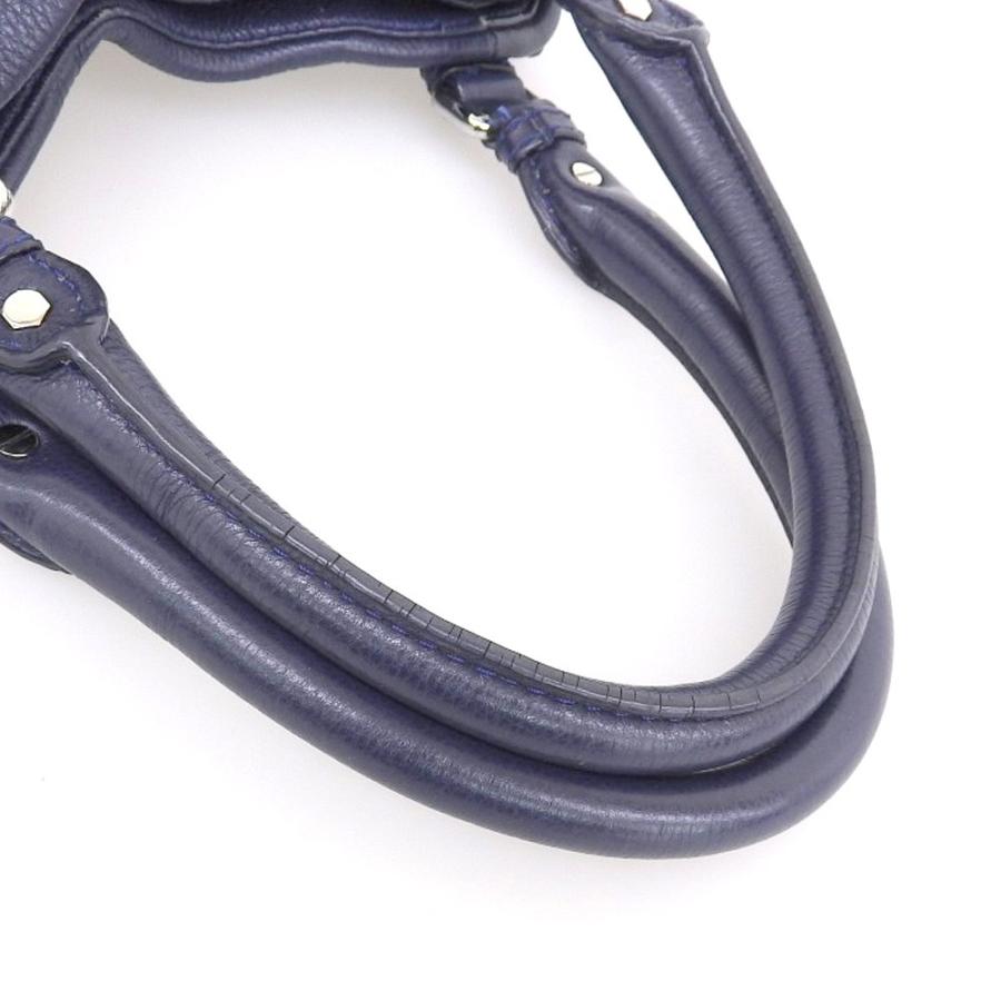 MARC BY JACOBS マークバイマークジェイコブス ハンドバッグ レザー 紺  