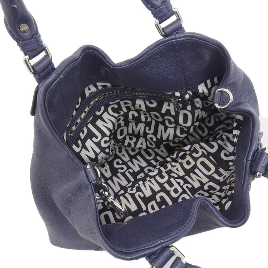 MARC BY JACOBS マークバイマークジェイコブス ハンドバッグ レザー 紺  