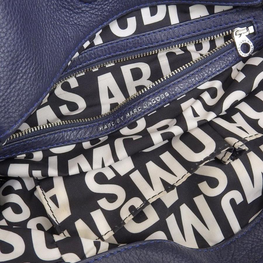 MARC BY JACOBS マークバイマークジェイコブス ハンドバッグ レザー 紺  