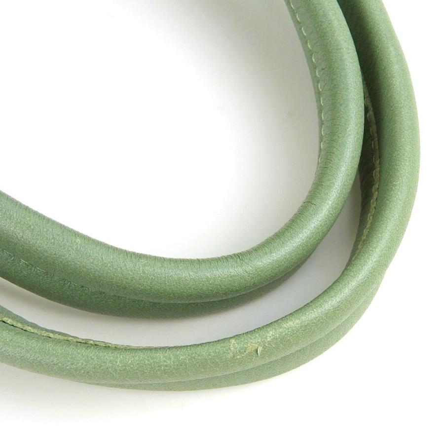 Max Mara マックスマーラ MAX MARA ハンドバッグ レザー グリーン系 緑  