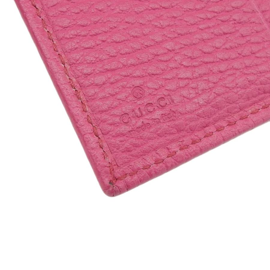 GUCCI 折り財布　ピンク GUCCI（グッチ） 美品 スウィング 三つ折り財布 ピンク 368234 本物