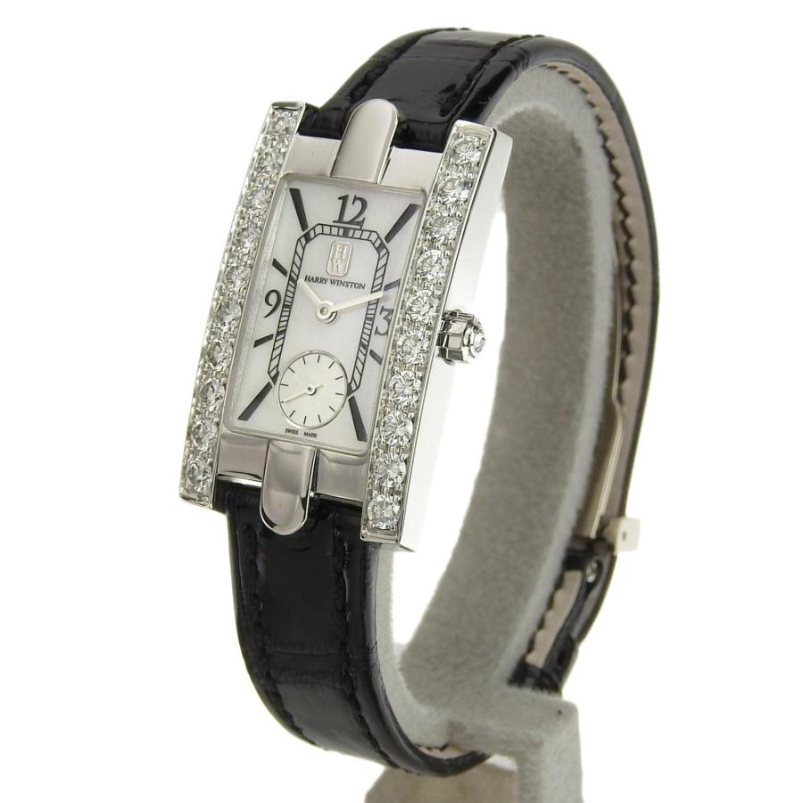 【本物保証】 超美品 ハリーウィンストン HARRY WINSTON アヴェニュー 310LQW スモールセコンド レディース クォーツ 電池 腕時計 スモセコベゼルダイヤ HARRY WINSTON - 【本物保証】 超美品 ハリーウィンストン HARRY