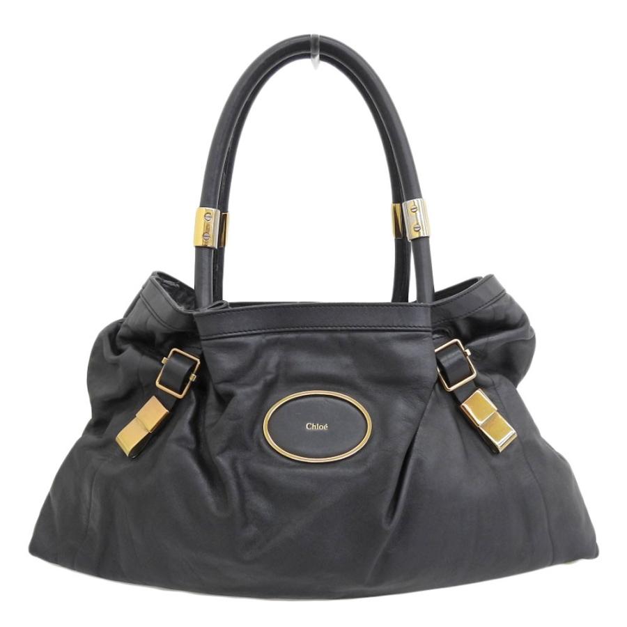 Chloé ブラックレザートートバッグ Chloé - スモール・スピン・レザー・トートバッグ をオンライン