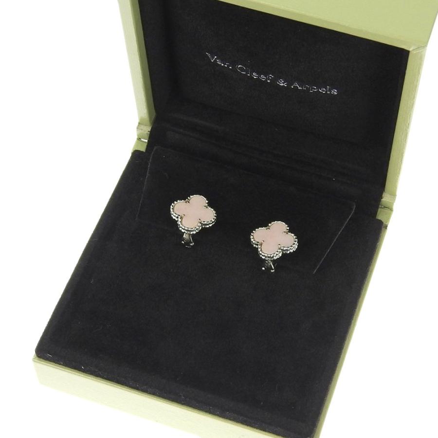 ヴァンクリーフ アーペル Van Cleef Arpels アルハンブラ イヤリング K18wg オパール 本物保証 超美品 Tkh19b 高島屋質店 通販 Yahoo ショッピング