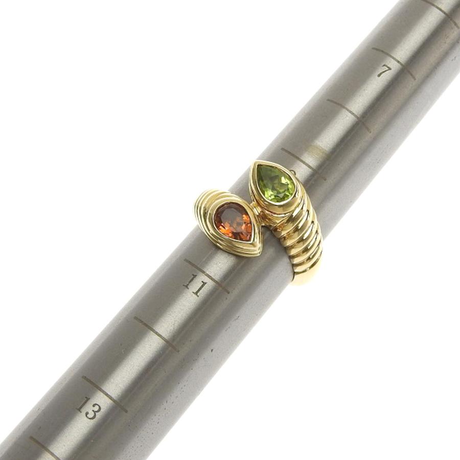 BVLGARI（ブルガリ） トゥボガスリング 指輪 リング K18YG シトリン